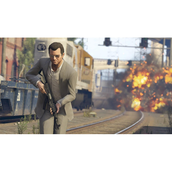 Игра Grand Theft Auto V. Premium Online Edition для Xbox (русские субтитры)
