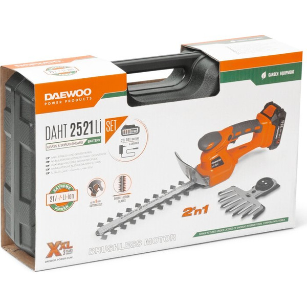 Кусторез + ножницы Daewoo Power DAHT 2521Li Set