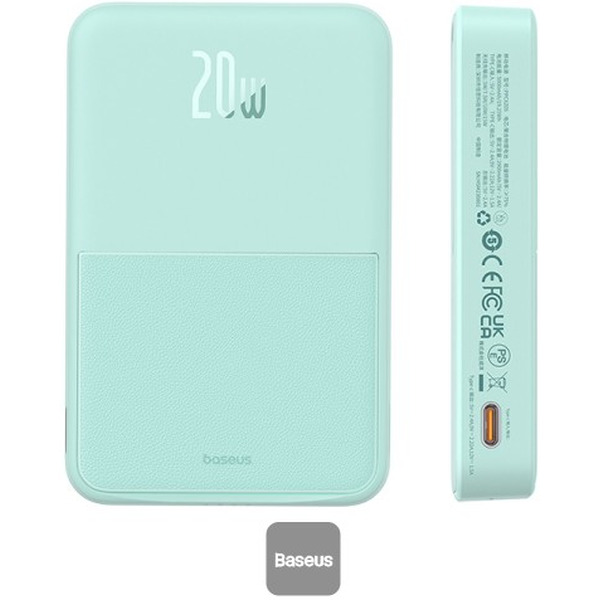 Внешний аккумулятор Baseus MagPro Magsafe 5000mAh 20W (мятный)