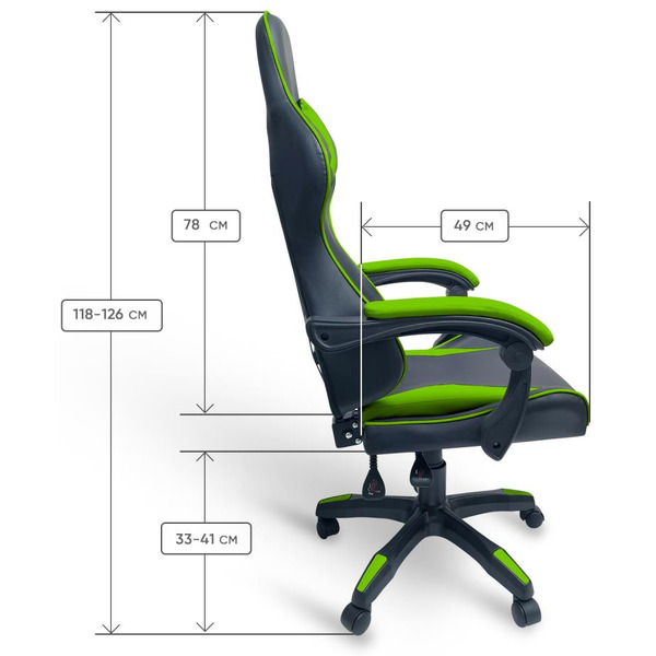 Игровое кресло Byroom Game BAN green HS-5010-GR