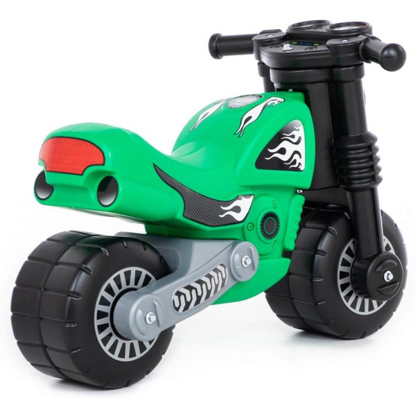 Мотоцикл Полесье Моторбайк" (зелёный) 40480