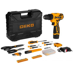 Дрель-шуруповерт Deko Banger Set 93 (063-4168) с 2-мя АКБ