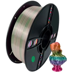 Пластик Kingroon PLA Silk 1.75мм B01889 (1кг, Rainbow Candy)