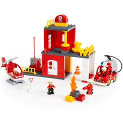 Конструктор Полесье 77516 Пожарная станция