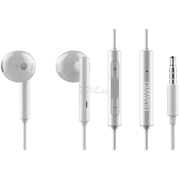 Наушники Huawei Earphones белый (AM115)