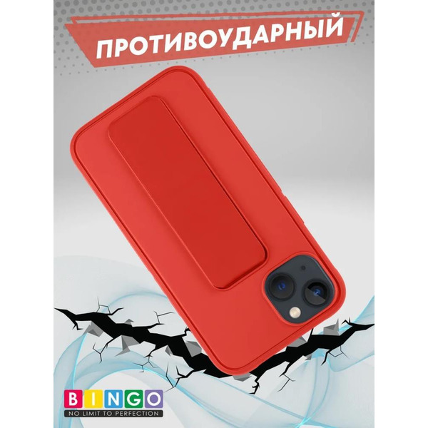 Бампер Bingo Stand для APPLE iPhone 16 Красный