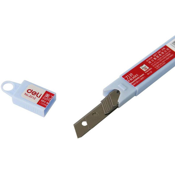 Лезвия для канцелярского ножа 9мм DELI (2012)