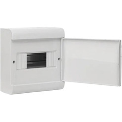 Щит распределительный EKF ЩРН-П-8 Basic (белая дверца)