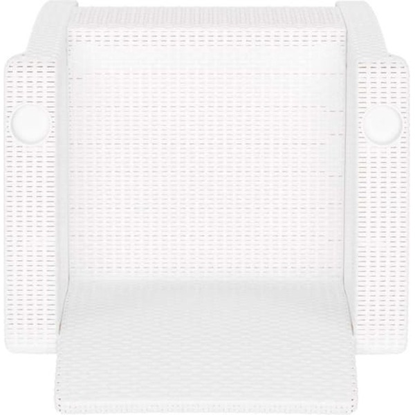 Набор садовых кресел Альтернатива Ротанг-плюс М8419 (белый)