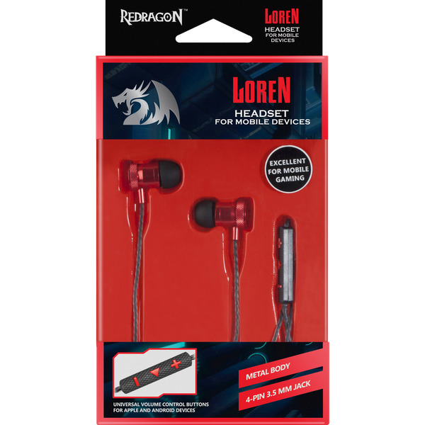 Гарнитура для смартфонов Redragon Loren