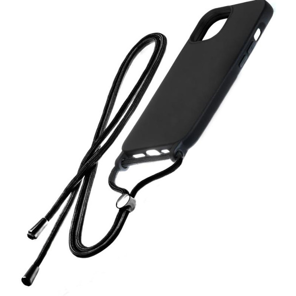 Бампер Bingo Lanyard для Samsung Galaxy A12 (черный)