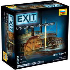 Настольная игра Звезда Exit-Квест. Ограбление на Миссисипи 8789