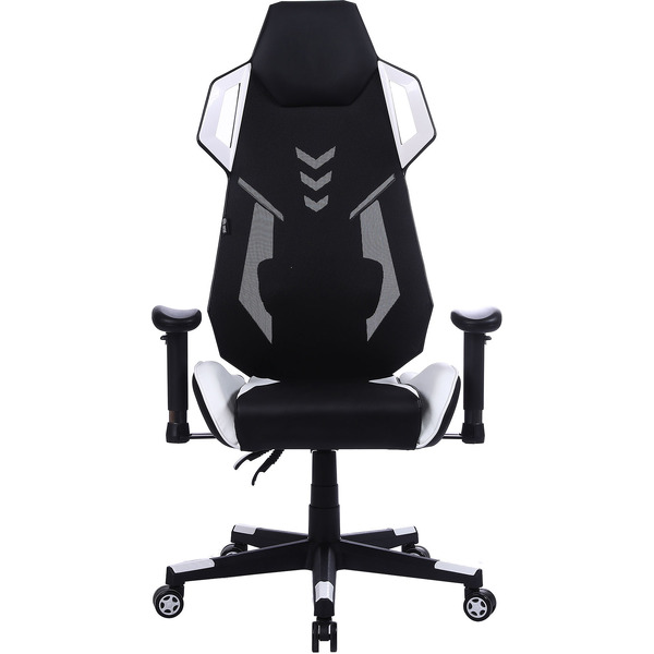 Кресло CACTUS CS-CHR-090BLW (черный/белый)