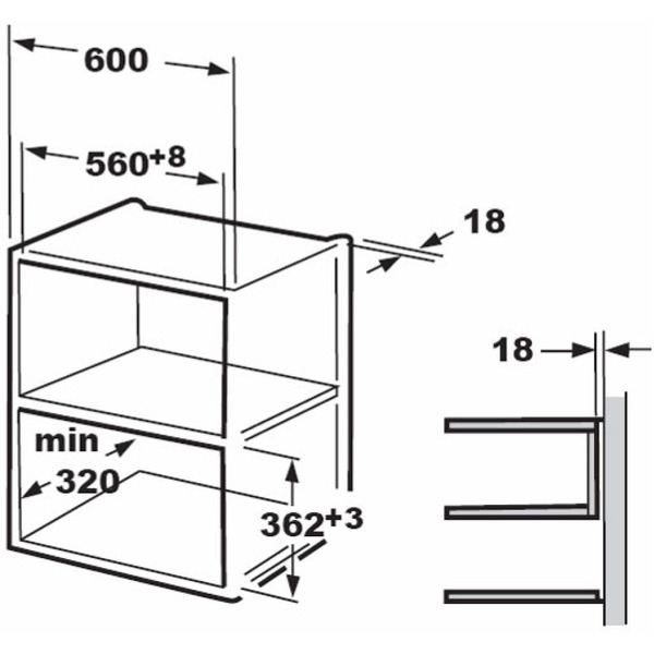 Встраиваемая микроволновая печь Akpo MEA 820 08 MMP01 IX