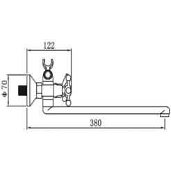 Смеситель Potato P2265-35
