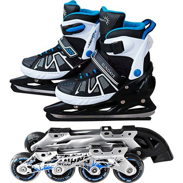 Ролики-коньки Sundays PW-253B-9 (S)