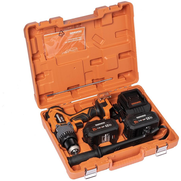 Дрель-шуруповерт ударная аккумуляторная Daewoo Power DAA 7521Li SET