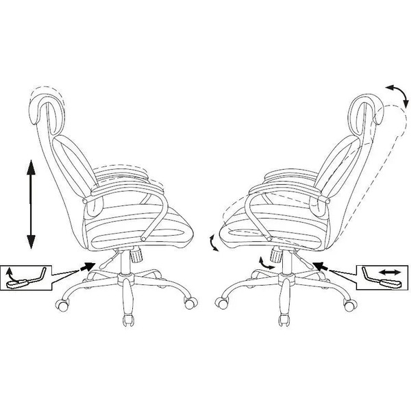 Офисное кресло Бюрократ T-9904NSL (черный)