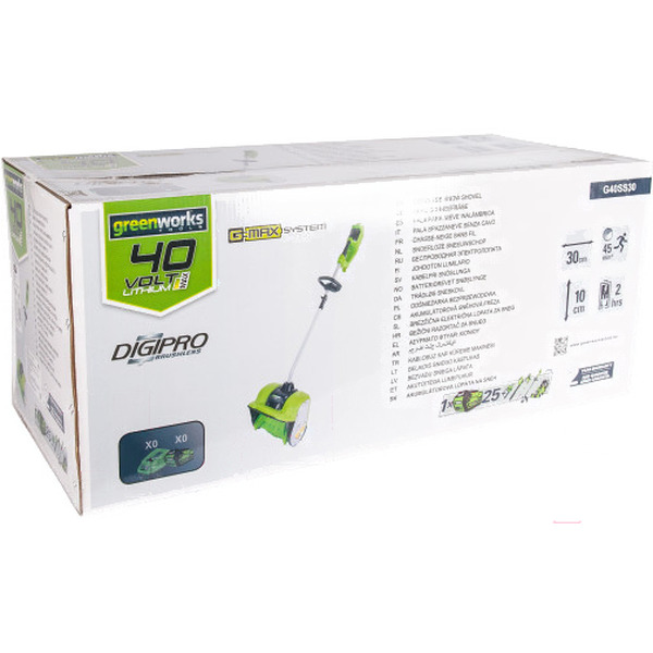 Снегоуборщик Greenworks GD40SS (с 1-м АКБ 5Ач)