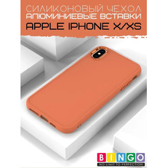 Бампер Bingo Metal для APPLE iPhone X/XS Оранжевый