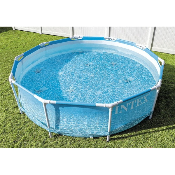 Каркасный бассейн Intex Metal Frame Beachside 28208 (305х76) c фильтром и насосом