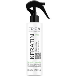 Спрей для реконструкции и глубокого восстановления волос EPICA Professional Keratin PRO 250 мл.