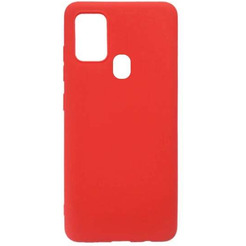 Накладка CASE Matte Samsung Galaxy A21s (красный)