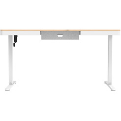 Стол с регулировкой высоты Zone51 e-Nexor 140x75 Light Wood Z51-FLD-NEX-LW4