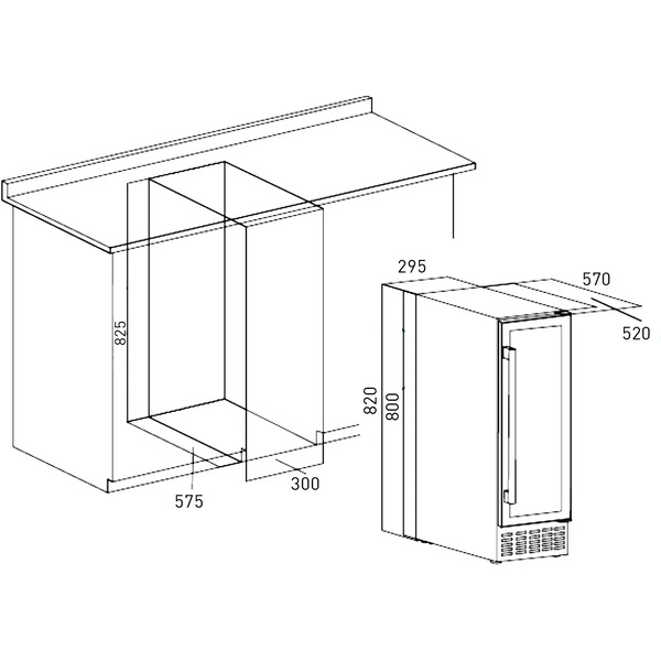 Винный шкаф ZUGEL ZCWI170DB