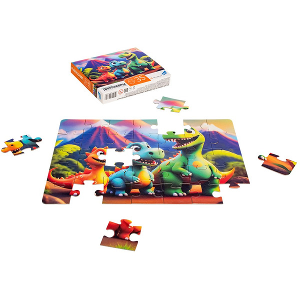 Пазлы DREAM MAKERS Динозавры RI3503C