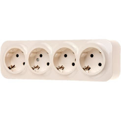 Розетка Leiden Electric Bailly 806029 (бежевый)