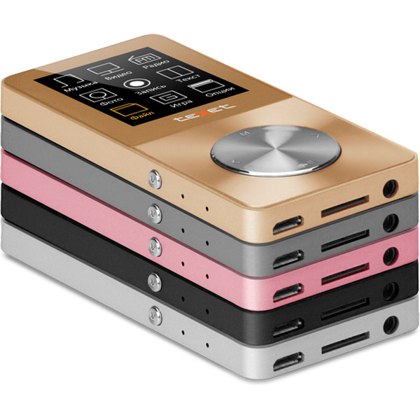 Mp3-плеер TEXET T-60 8 ГБ розовый