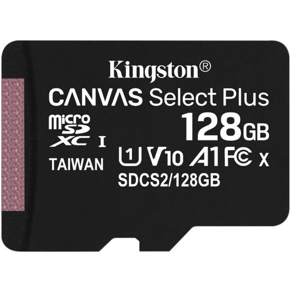 Карта памяти Kingston Canvas Select Plus microSDXC 128GB (SDCS2/128GBSP)