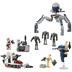 Конструктор Lego 75372 (Star Wars, Clone Trooper & Battle Droid Battle Pack)