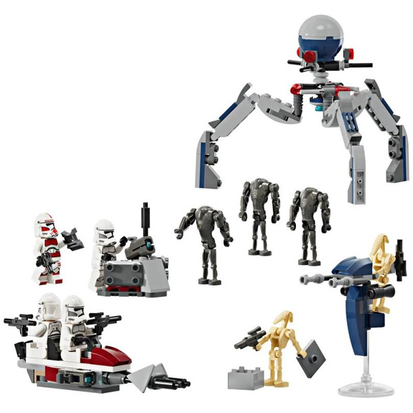 Конструктор Lego 75372 (Star Wars, Clone Trooper & Battle Droid Battle Pack)