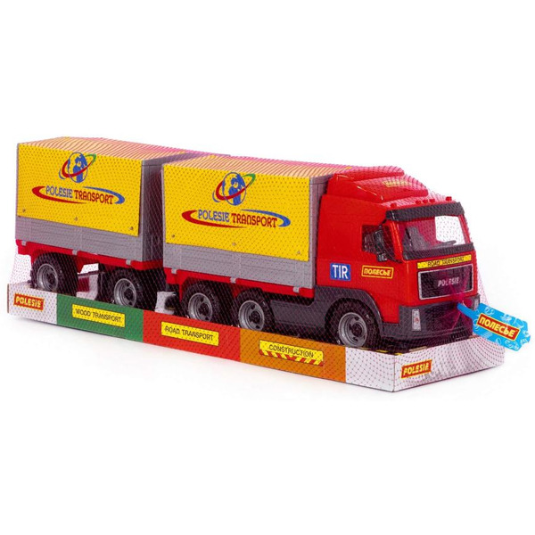 Автомобиль бортовой тентовый с прицепом Полесье 58294