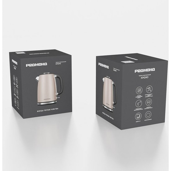 Электрический чайник РЕДМОНД KM240 (бежевый)