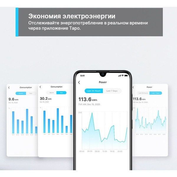 Умная розетка TP-Link Tapo P110