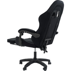 Вибромассажное кресло Calviano 1584 (велюр, черный)