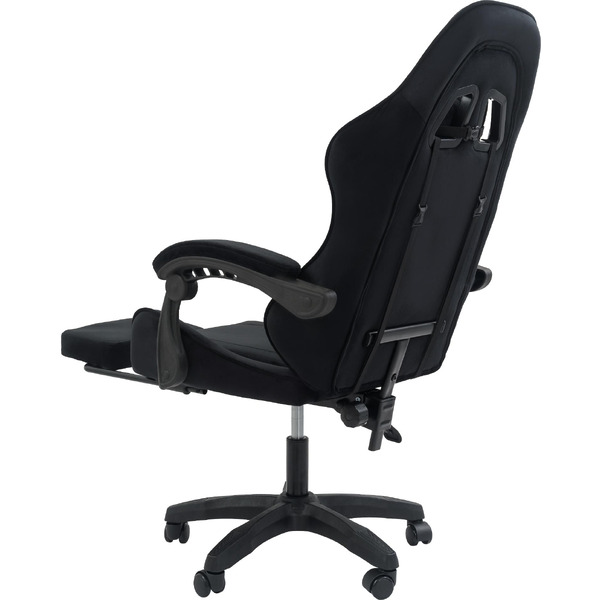 Вибромассажное кресло Calviano 1584 (велюр, черный)