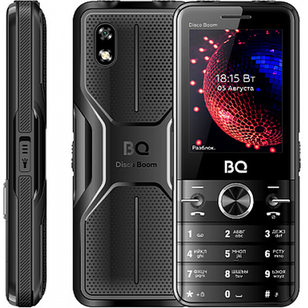 Кнопочный телефон BQ-Mobile BQ-2842 Disco Boom (черный)