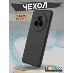 Бампер BINGO Liquid TPU REALME 14 Pro+ (черный)