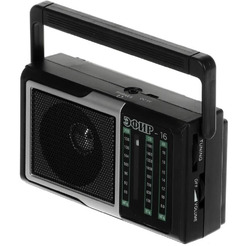 Радиоприемник портативный Сигнал Эфир-16 черный