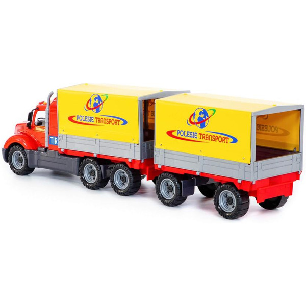 Автомобиль бортовой тентовый с прицепом Полесье 55583 Майк