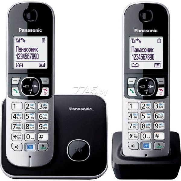 Беспроводной телефон стандарта DECT PANASONIC KX-TG6812RUB