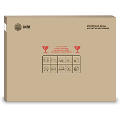 Доска стеклянная Cactus CS-GBD-90x120-UWT