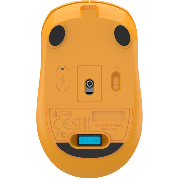Мышь A4Tech Fstyler FG15C Air2 (желтый)