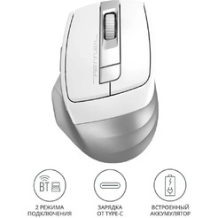 Мышь A4Tech Fstyler FB35C (белый/серый)