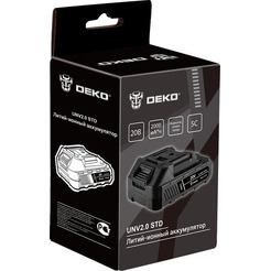 Аккумулятор Deko UNV2.0 STD 063-4492 (20В/2 Ач)