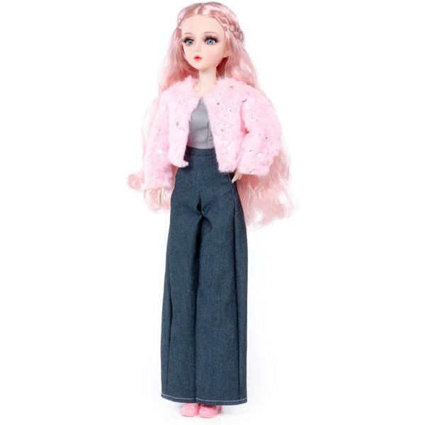 Кукла Полесье Александра в розовой шубке 29837 55см